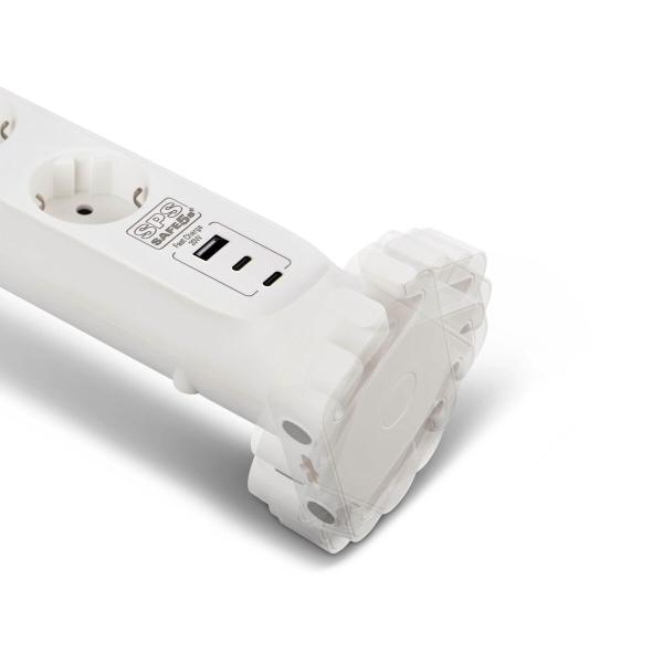 Sistema Interactivo de Fornecimento Ininterrupto de Energia Salicru 680DA000003 Branco (1,4 m)