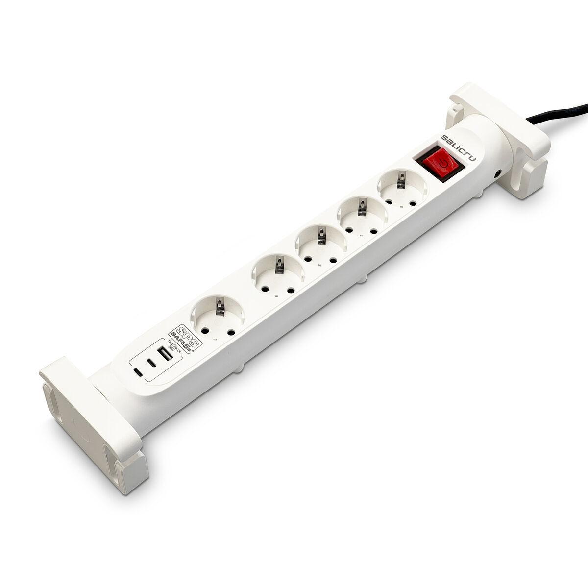 Sistema Interactivo de Fornecimento Ininterrupto de Energia Salicru 680DA000003 Branco (1,4 m)