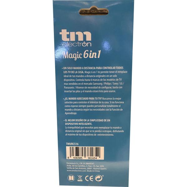 Controlo remoto universal TM Electron 6 em 1