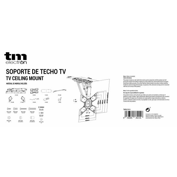Suporte para TV com braço TM Electron 23"-55" 30 Kg