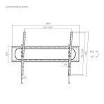 Suporte TV TM Electron 60"-120" 120 kg