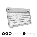 Teclado Bluetooth Subblim SUB-KBT-SM0001 Prateado Qwerty espanhol