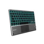 Teclado Bluetooth com Suporte para Táblete Subblim SUB-KBT-SMBT51 Cinzento Multicolor Qwerty espanhol