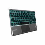Teclado Bluetooth com Suporte para Táblete Subblim SUB-KBT-SMBT51 Cinzento Multicolor Qwerty espanhol