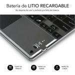 Teclado Bluetooth com Suporte para Táblete Subblim SUB-KBT-SMBT51 Cinzento Multicolor Qwerty espanhol QWERTY