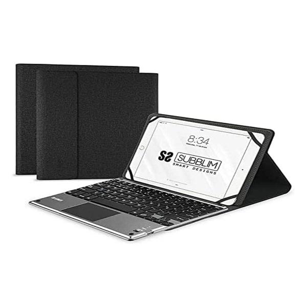 Capa para Tablet e Teclado Subblim SUB-KT2-BTP001 Preto Qwerty espanhol