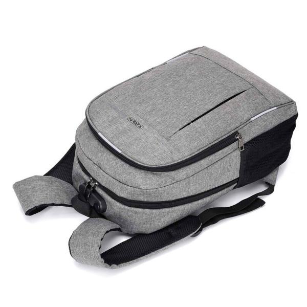 Mochila para Portátil e Tablet com Saída USB Subblim SUB-BP-1UL0001 Cinzento