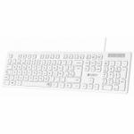 Teclado Subblim SUBKBC-0SSK51 Branco Qwerty espanhol