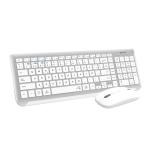 Teclado e Rato sem Fios Subblim SUBKBC-DCEP10 Prateado Qwerty espanhol