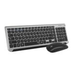 Teclado e Rato sem Fios Subblim SUBKBC-DCEP20 Cinzento Qwerty espanhol