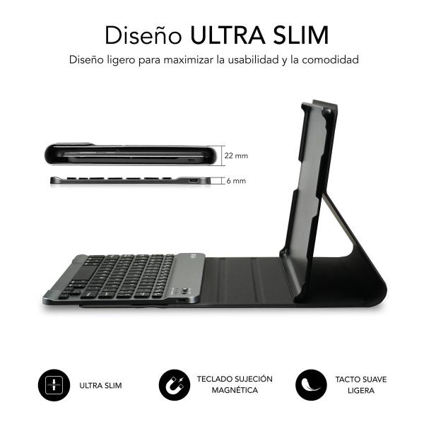 Capa para Tablet Subblim SUBKT3-BTS060 Preto Qwerty espanhol