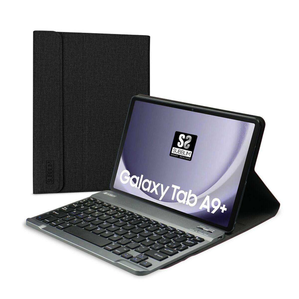 Capa para Tablet Subblim SUBKT3-BTS060 Preto Qwerty espanhol
