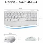 Teclado e Rato Subblim SUBKBC-DCOPW1 Branco