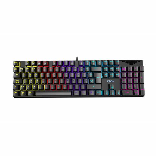 Teclado Gaming Krom Kasic Preto Qwerty US