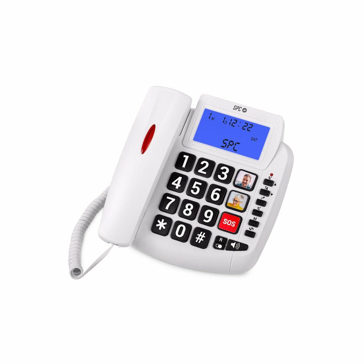 Telefone Fixo SPC 3296B Branco