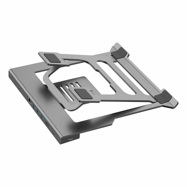Suporte para laptop CoolBox COO-ATRIL-DOCK Alumínio