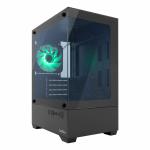 Caixa Semitorre ATX CoolBox COO-CHA-GM200B-0 Preto Verde