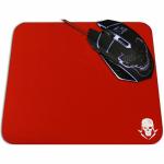 Tapete de Rato Gaming Skullkiller GMPR1 Antideslizante Vermelho