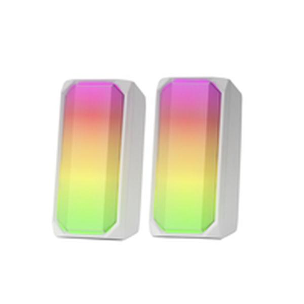 Altifalante Bluetooth Portátil Mars Gaming MSRGBW Branco 15 W 4 W