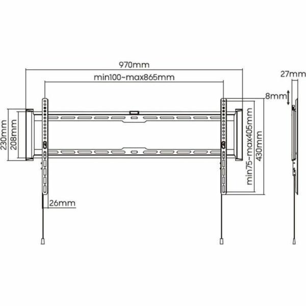 Suporte TV STELL SHO 7210