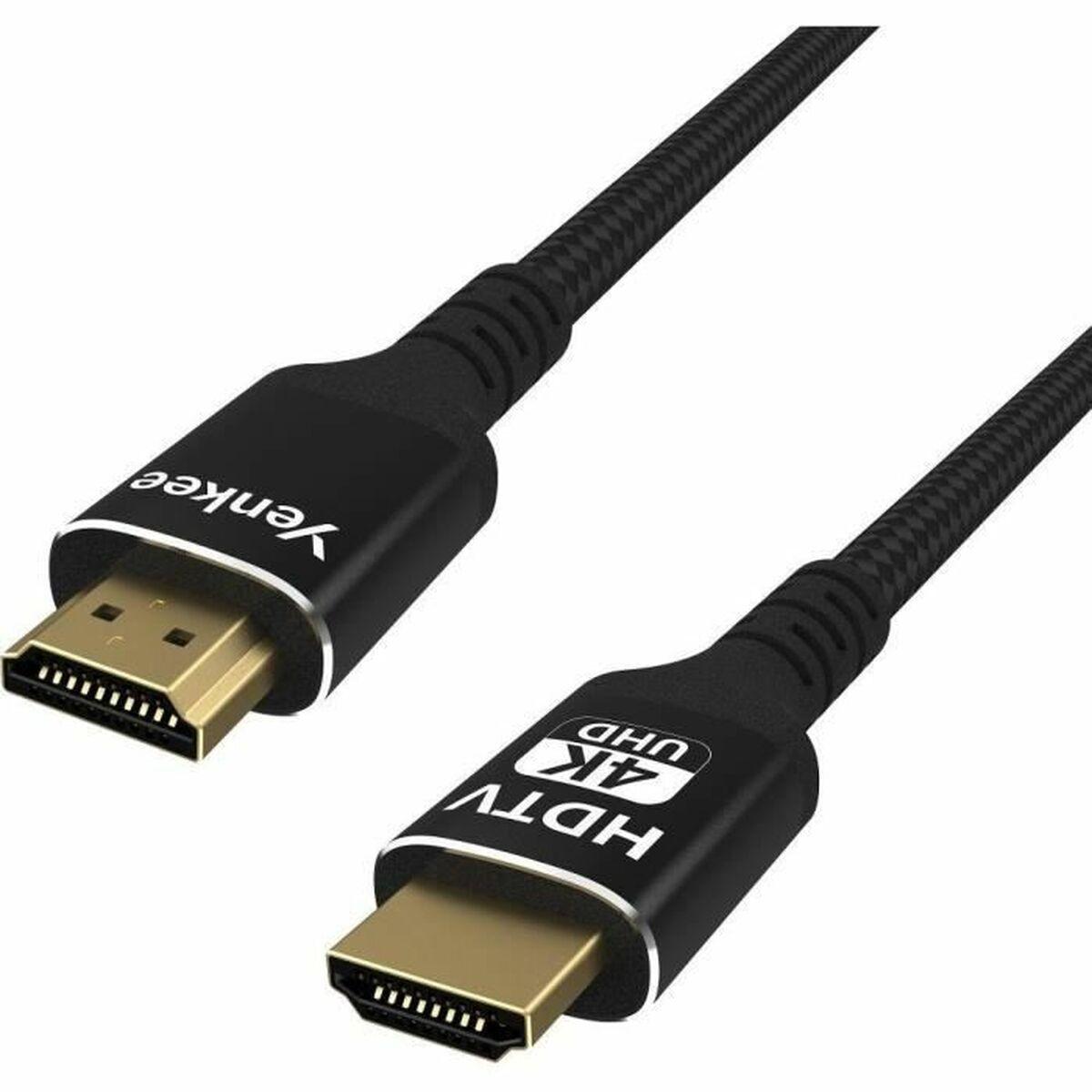 Cabo HDMI para HDMI Yenkee YCH 130 Preto 3 m