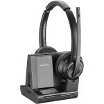 Auriculares Poly 8D3F5AA#ABB Preto