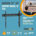Suporte TV Nanook Ultra Flat 32" 55"