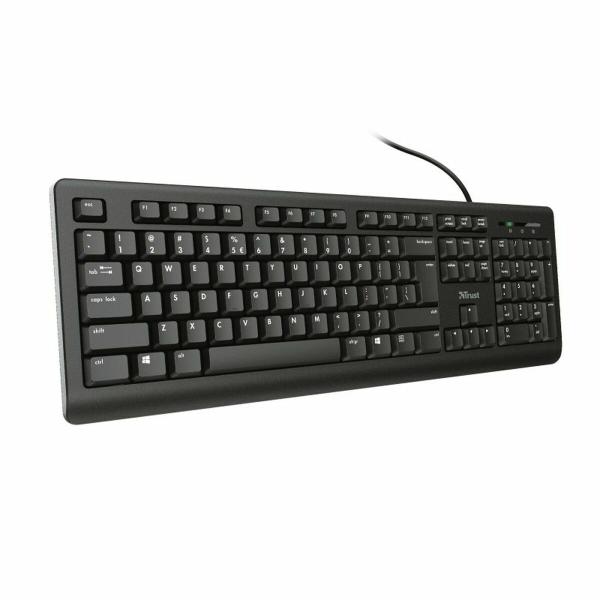 Teclado Trust Primo Preto Espanhol QWERTY