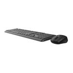 Teclado e Rato sem Fios Trust TKM-350 Preto QWERTY