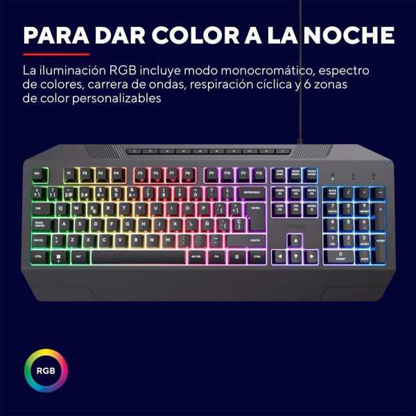 Teclado Trust 24998 Preto