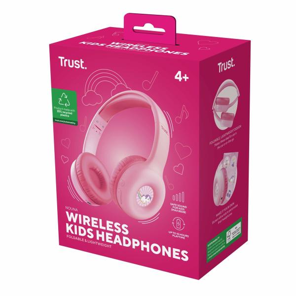 Auriculares Bluetooth Trust 25274 Cor de Rosa