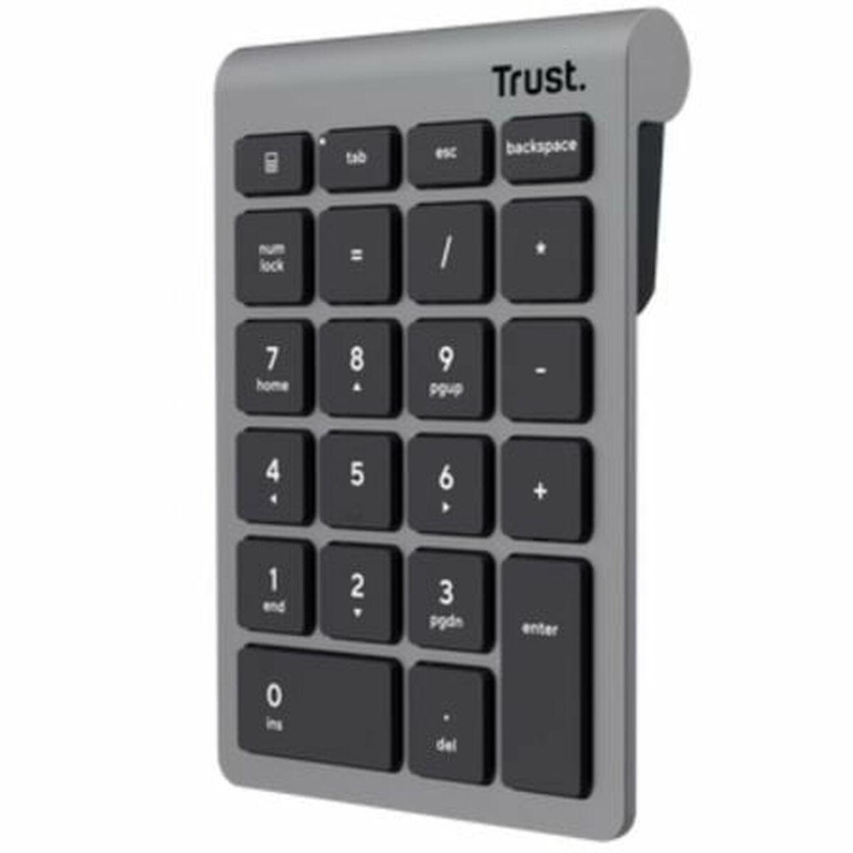 Teclado numérico Trust 25709 Prata