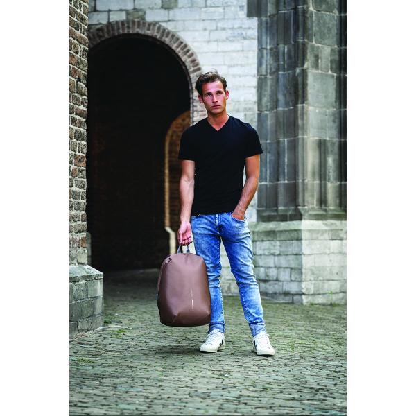 Mochila Anti-roubo XD Design P705.796 Castanho Bege