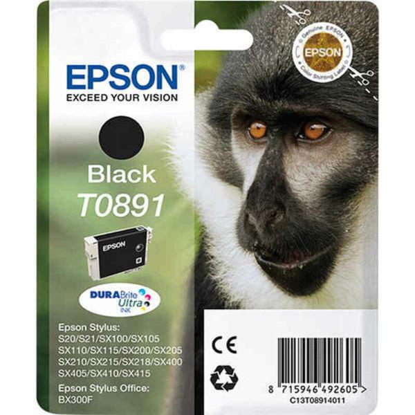 Tinteiro de Tinta Original Epson T0891 Preto