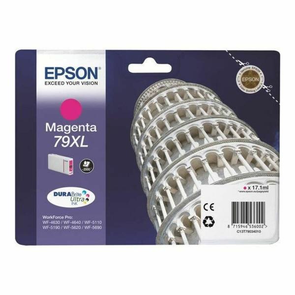 Tinteiro de Tinta Original Epson 79XL Pisa Tower Magenta