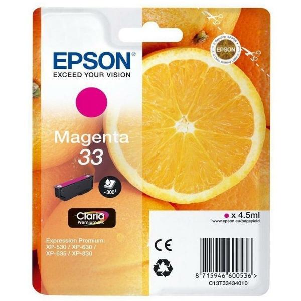 Tinteiro de Tinta Original Epson C13T33434010 Magenta