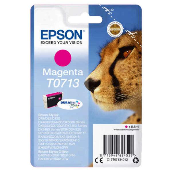 Tinteiro de Tinta Original Epson T0713 Magenta