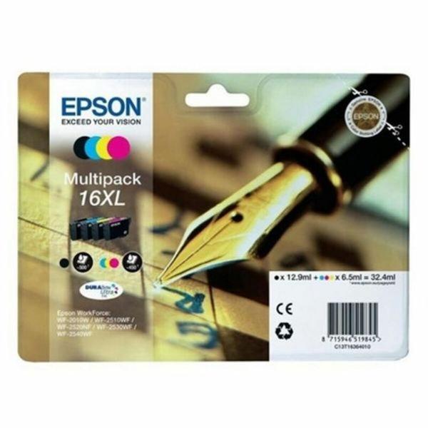 Cartucho Compatível Epson T16XL Preto Ciano Magenta Amarelo