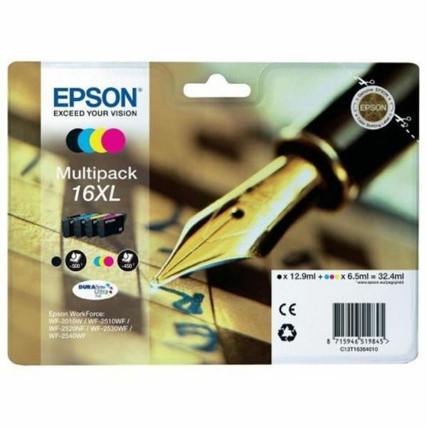 Cartucho Compatível Epson T16XL Preto Ciano Magenta Amarelo