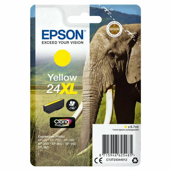 Tinteiro de Tinta Original Epson 8,7 ml-10 ml Amarelo