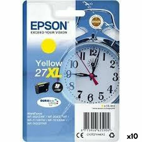 Cartucho Compatível Epson WF-3000 7000 - Nº27XL Amarelo (10 Unidades)