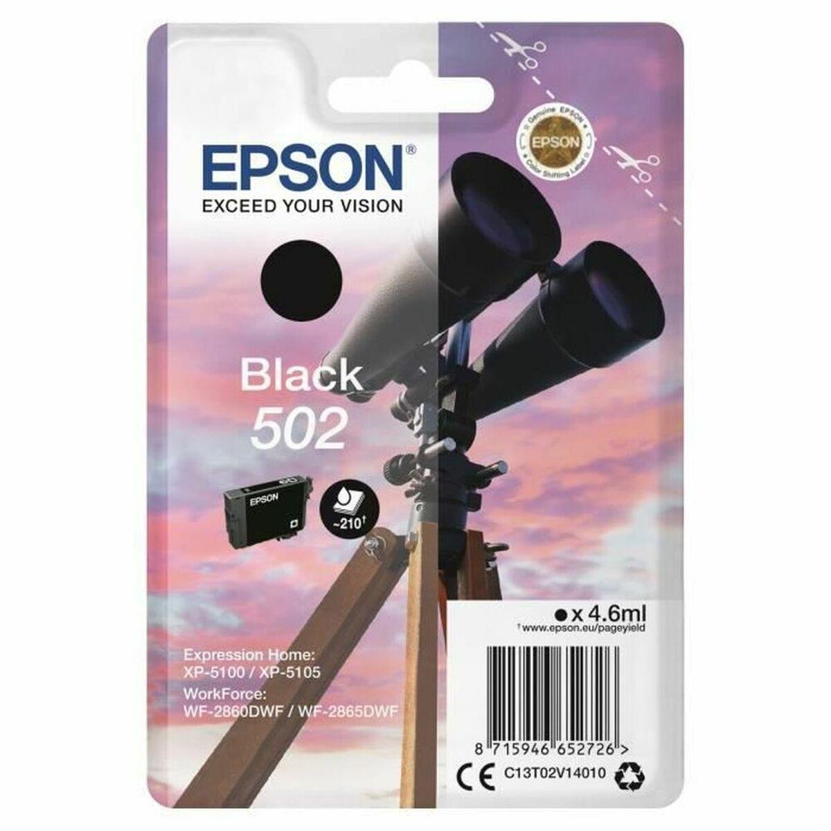 Tinteiro de Tinta Original Epson Twin 502 Preto