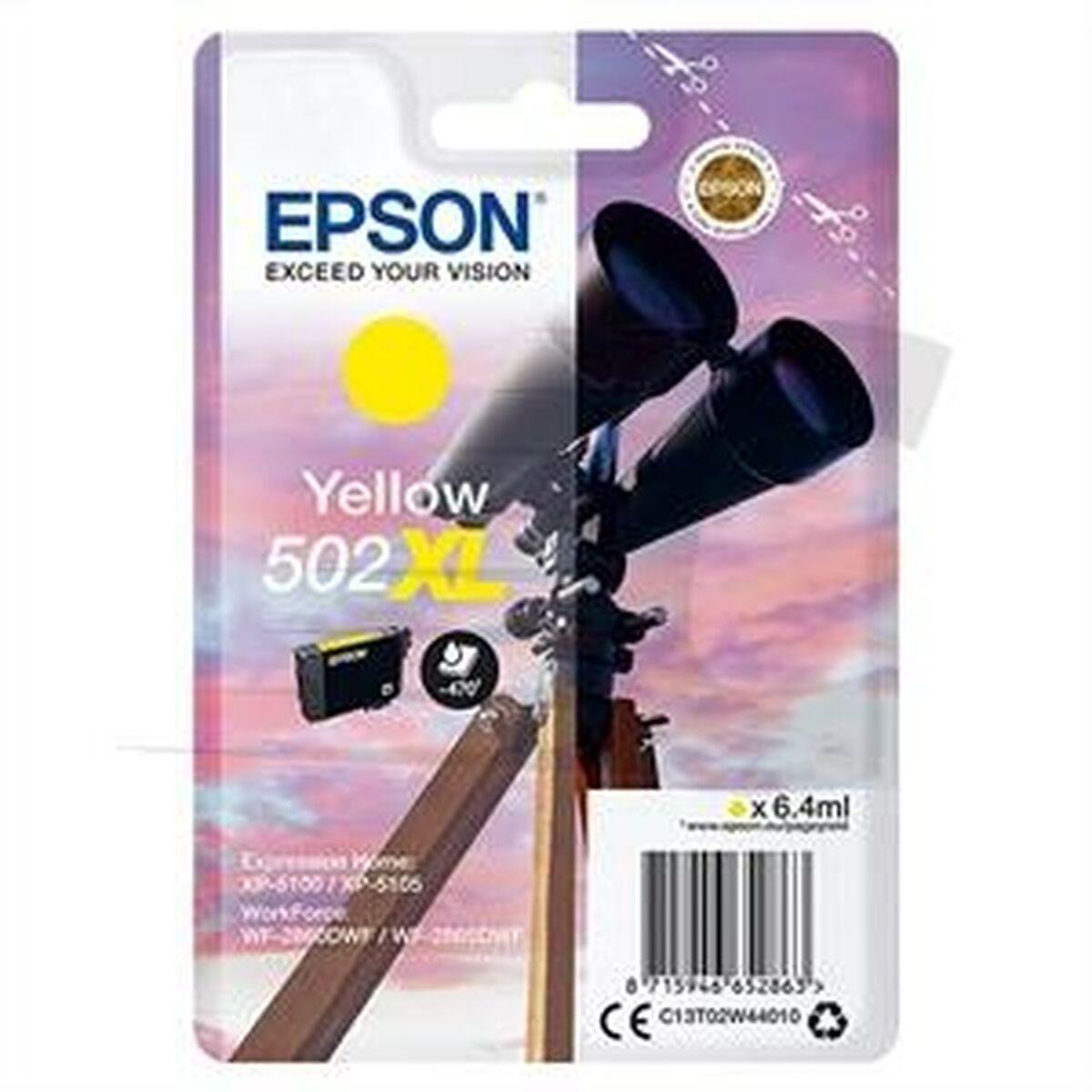 Tinteiro de Tinta Original Epson 502XL Amarelo