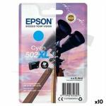 Tinteiro de Tinta Original Epson XP-5100 5105 WF2860DWF 2865DWF Ciano (10 Unidades)