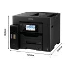 Impressora multifunções Epson EcoTank ET-5850 25 ppm WiFi Preto