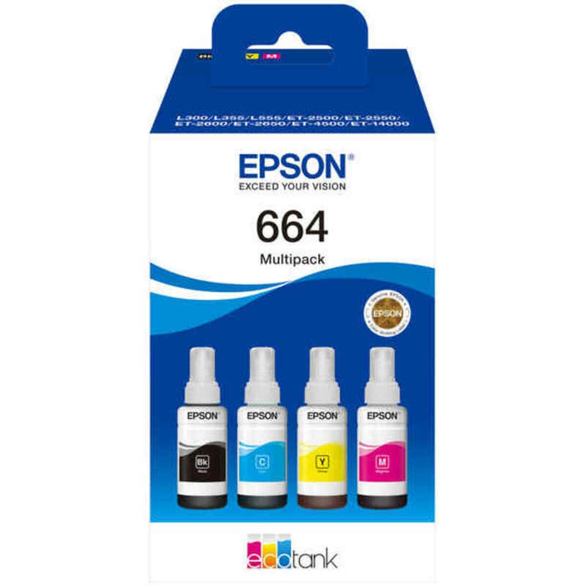 Tinteiro de Tinta Original Epson EcoTank 664 Multicolor