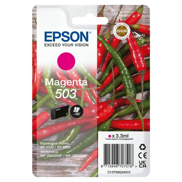 Tinteiro de Tinta Original Epson C13T09Q34020 Preto Magenta