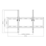 Suporte TV One For All WM2621 (32"-84")