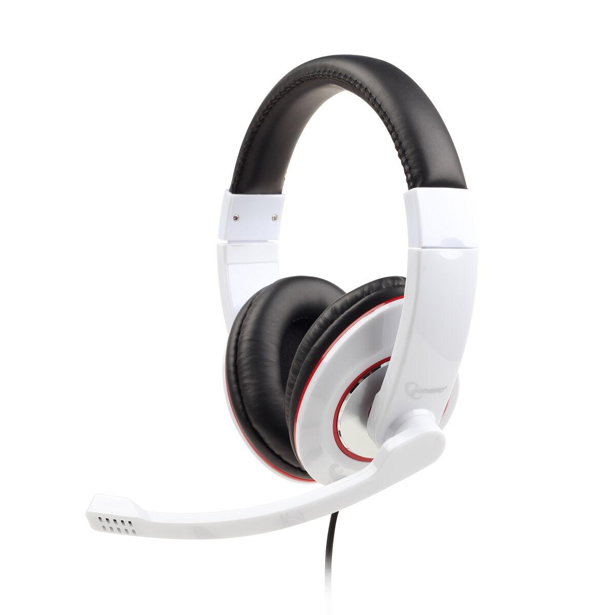 Auriculares com microfone GEMBIRD MHS-001-GW