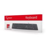 Teclado GEMBIRD KB-U-103-ES Preto Espanhol